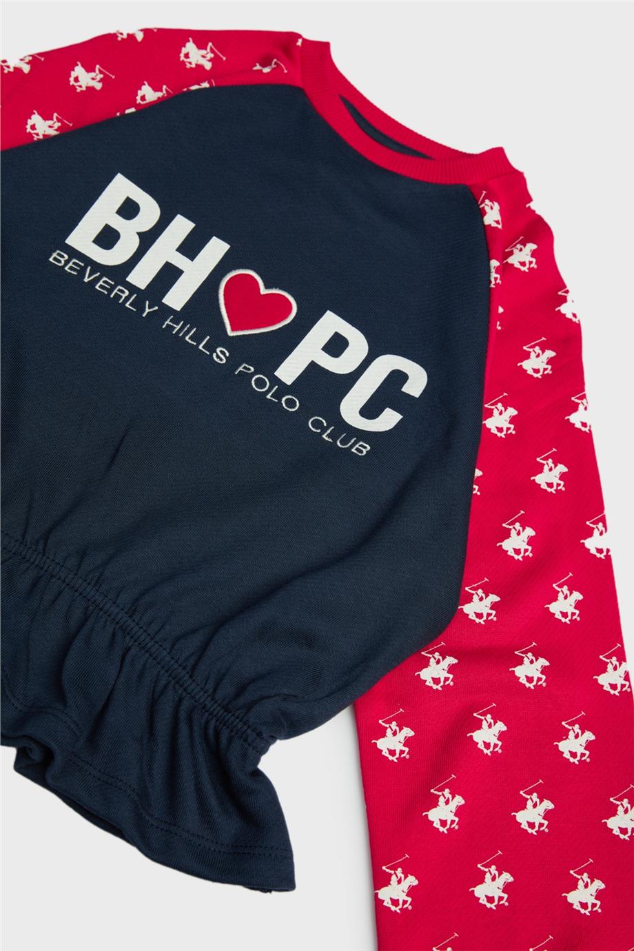 Beverly Hills Polo Club Kız Çocuk Renkli Sweatshirt