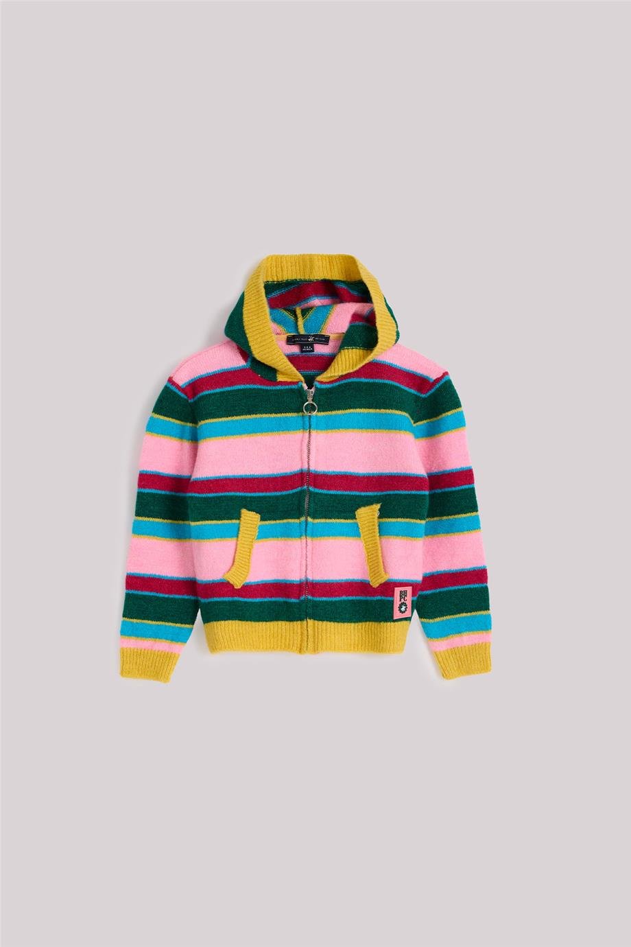 Beverly Hills Polo Club Girl Colorful CardiganBeverly Hills Polo Club Girl Colorful Cardigan