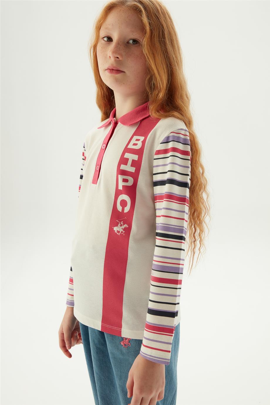 Beverly Hills Polo Club Kız Çocuk Renkli T-Shirt