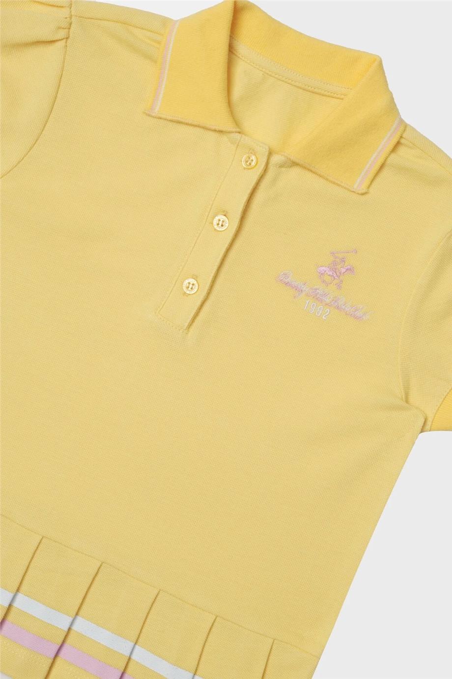 Beverly Hills Polo Club Kız Çocuk Sarı T-Shirt