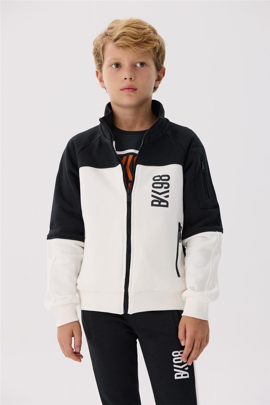 Bikkembergs Erkek Çocuk Bej Eşofman Üstü