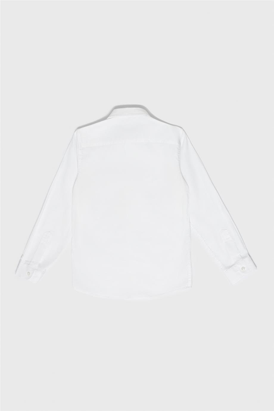 Bikkembergs Erkek Çocuk Beyaz Gömlek