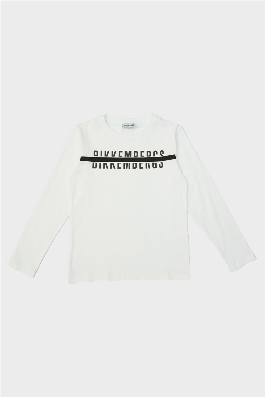 Bikkembergs Erkek Çocuk Beyaz T-Shirt