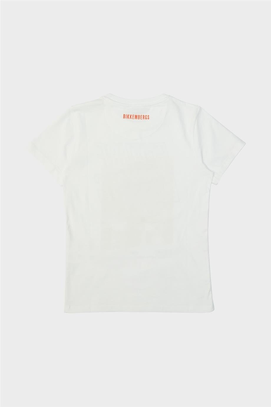 Bikkembergs Erkek Çocuk Beyaz T-Shirt