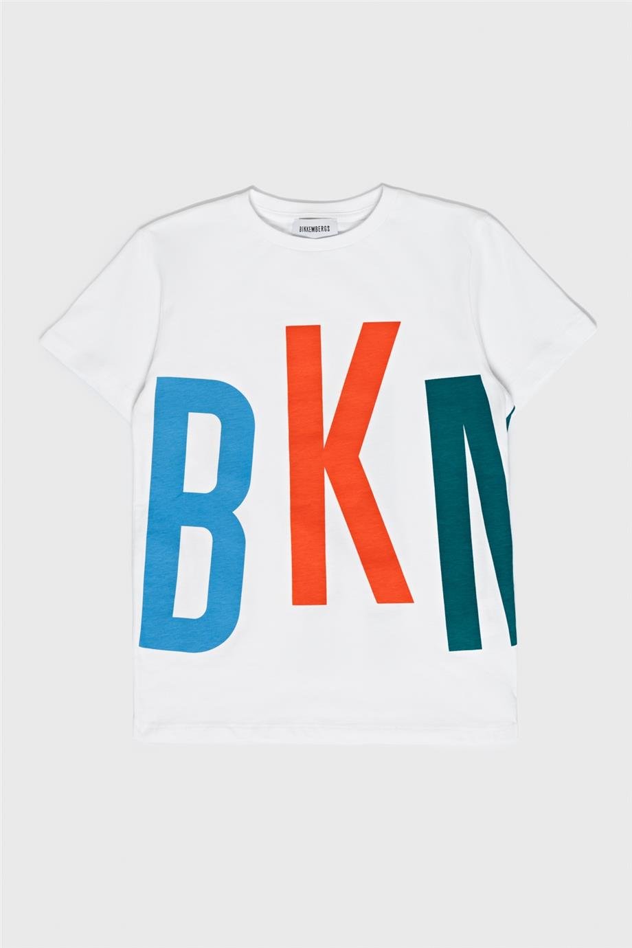 Bikkembergs Erkek Çocuk Beyaz T-Shirt
