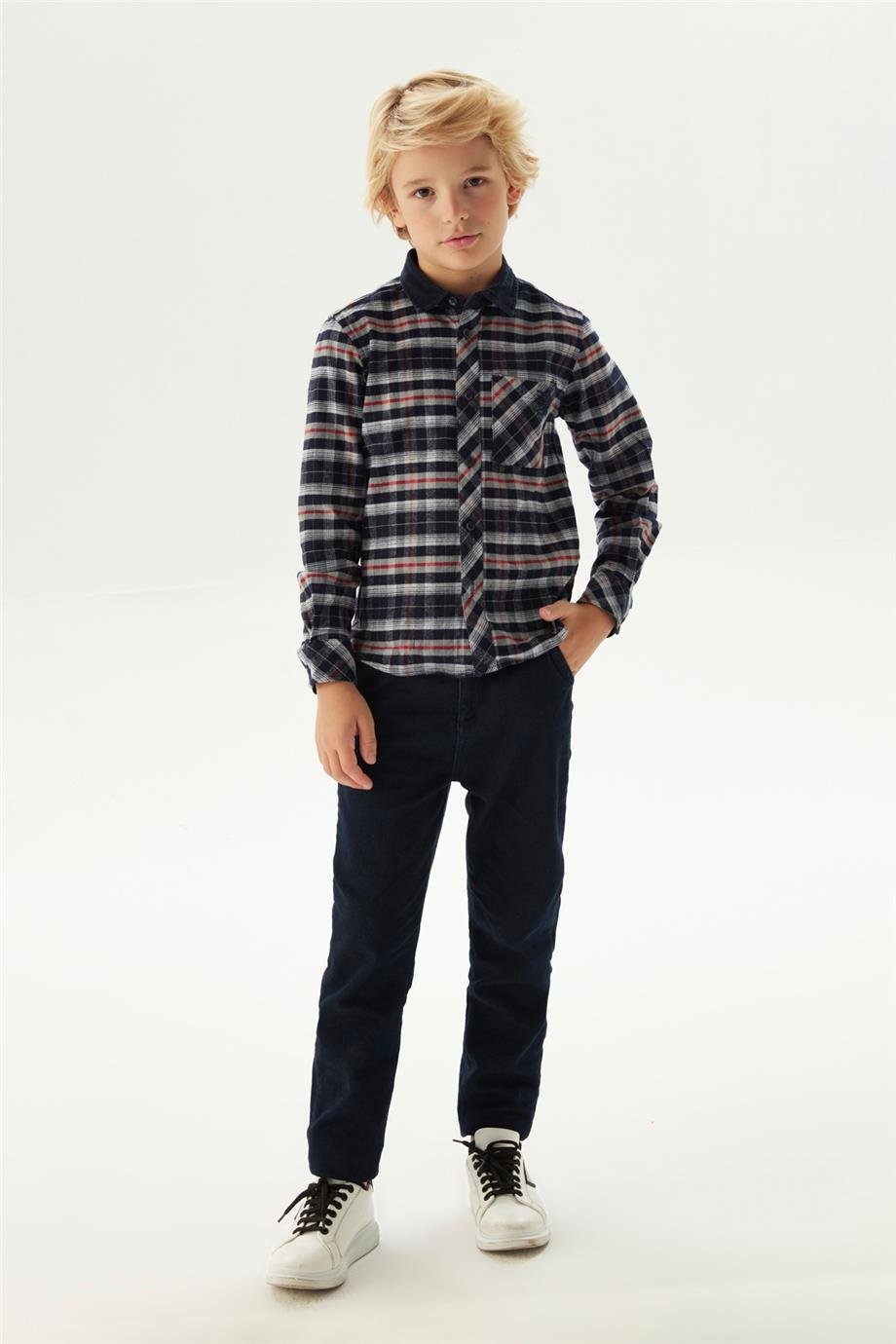 Bikkembergs Erkek Çocuk Gri Gömlek