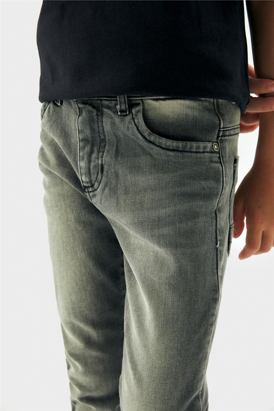 Bikkembergs Erkek Çocuk Gri Pantolon