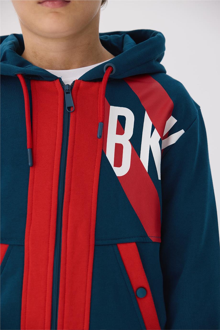 Bikkembergs Erkek Çocuk Petrol Eşofman Üstü