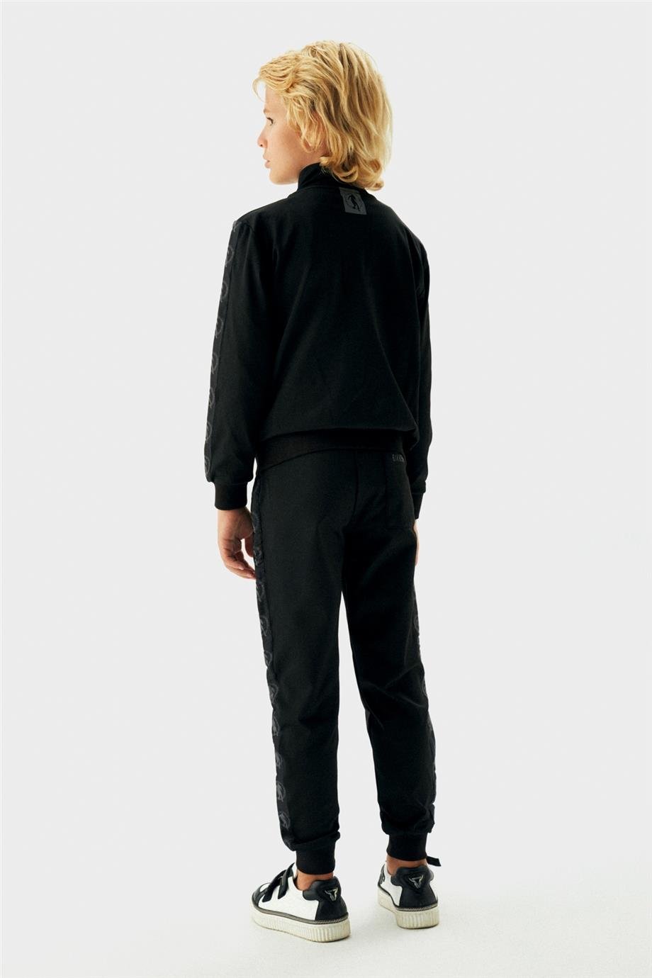 Bikkembergs Erkek Çocuk Siyah Eşofman Üstü