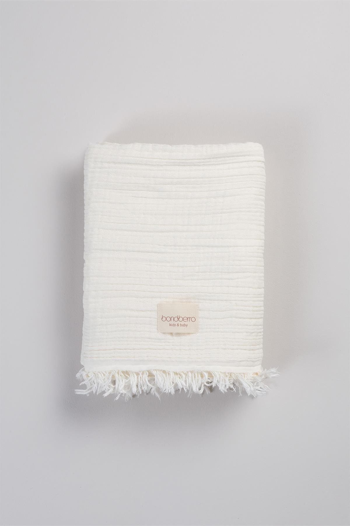 Bonderro 4 Katlı Müslin Saçaklı BattaniyeBonderro 4 Katlı Müslin Saçaklı Battaniye