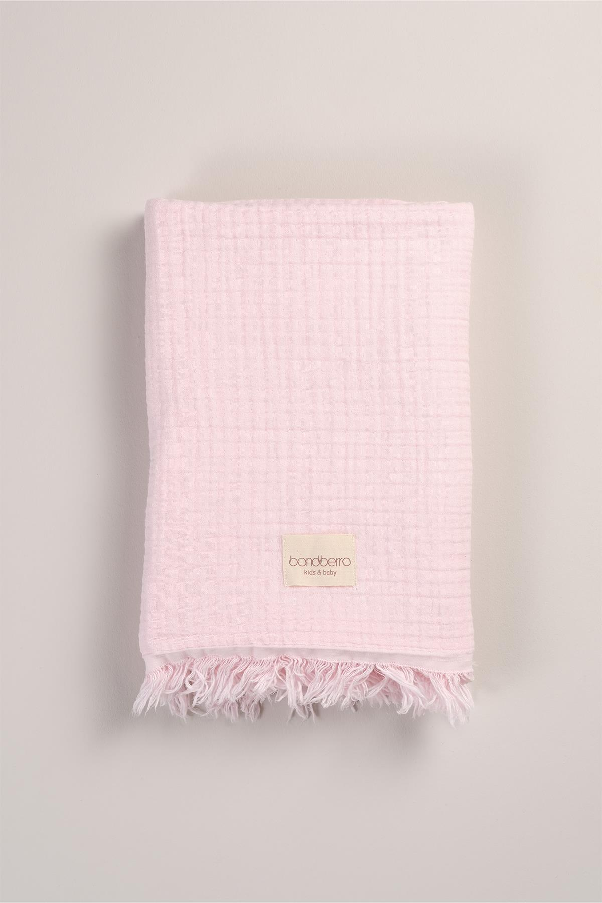 Bonderro 4 Katlı Müslin Saçaklı BattaniyeBonderro 4 Katlı Müslin Saçaklı Battaniye