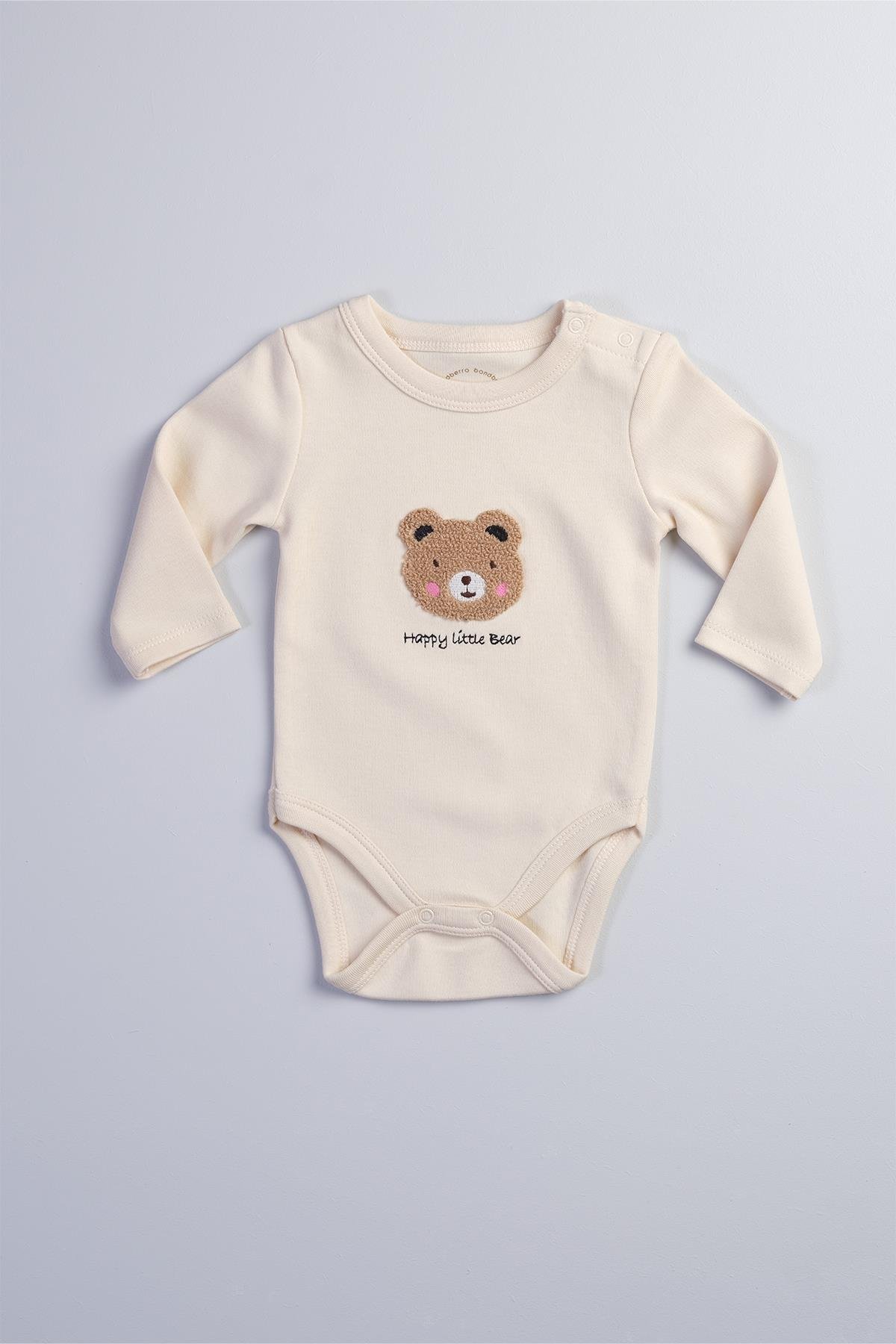 Bonderro Ayıcık Nakışlı Uzun Kol Body ZıbınBonderro Ayıcık Nakışlı Uzun Kol Body Zıbın