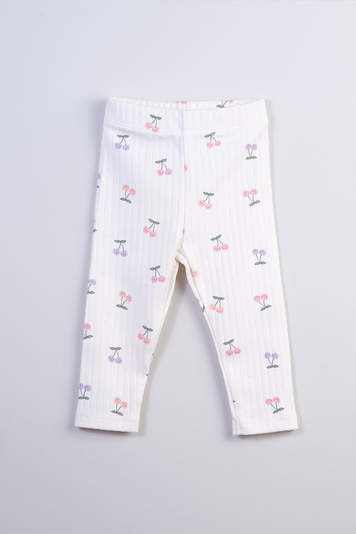 Bonderro Kiraz Nakış Alt Üst TakımBonderro Kiraz Nakış Alt Üst Takım