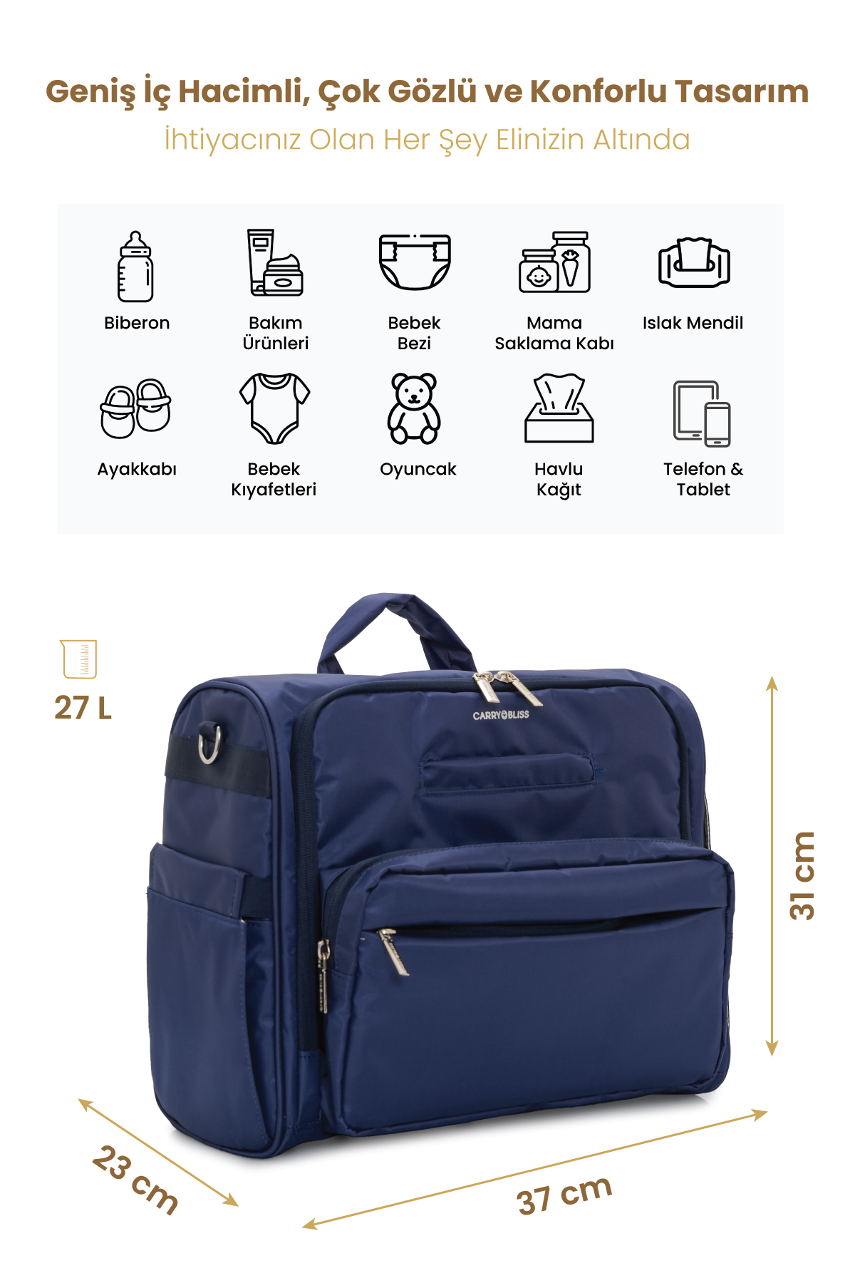 Carrybliss Anne Bebek Sırt ÇantasıCarrybliss Anne Bebek Sırt Çantası