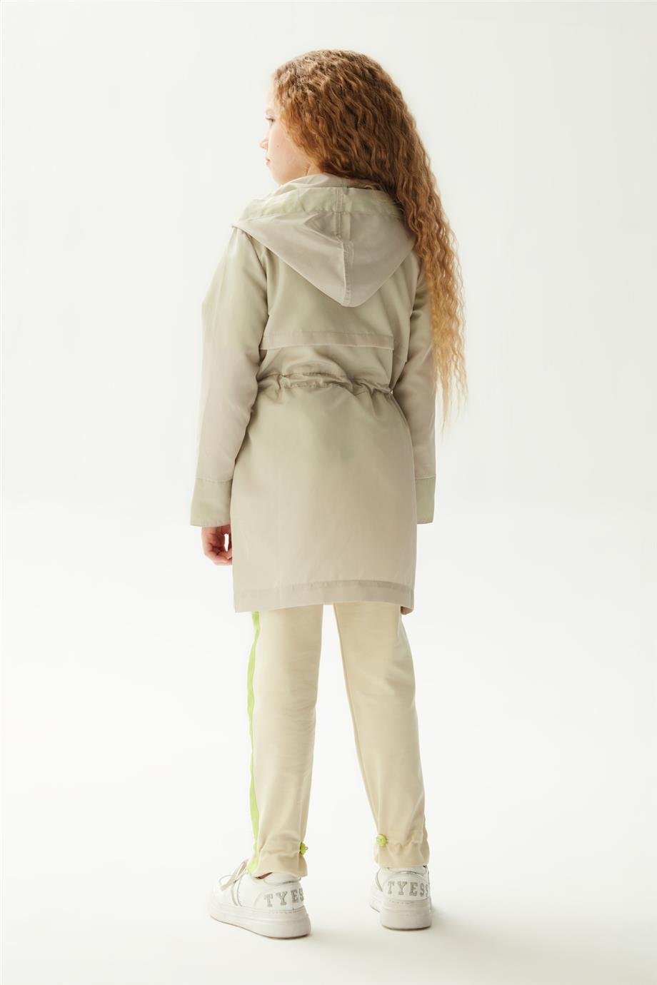 Fracomina Kız Çocuk Bej Yağmurluk