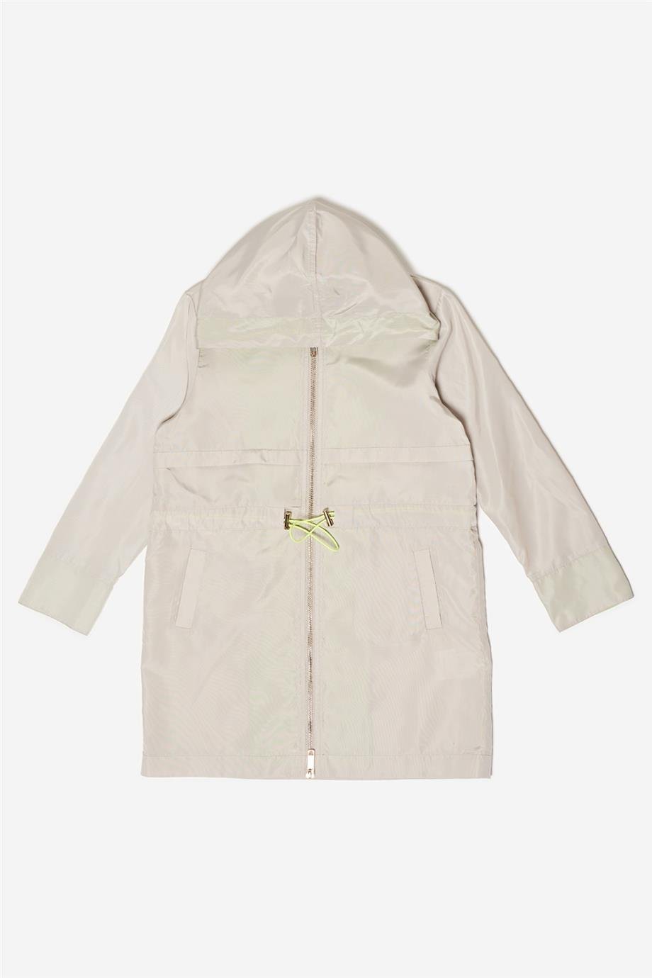 Fracomina Kız Çocuk Bej Yağmurluk