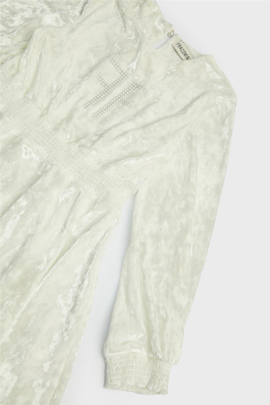 Fracomina Kız Çocuk Beyaz Elbise