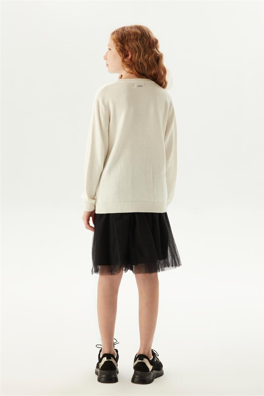 Fracomina Kız Çocuk Beyaz Kazak