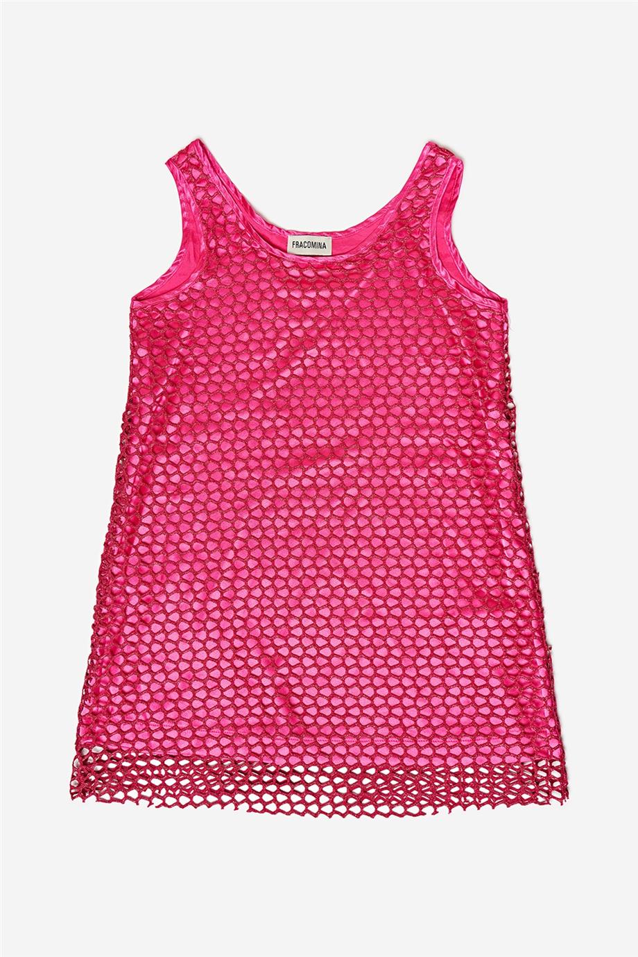 Fracomina Kız Çocuk Fuşya Elbise