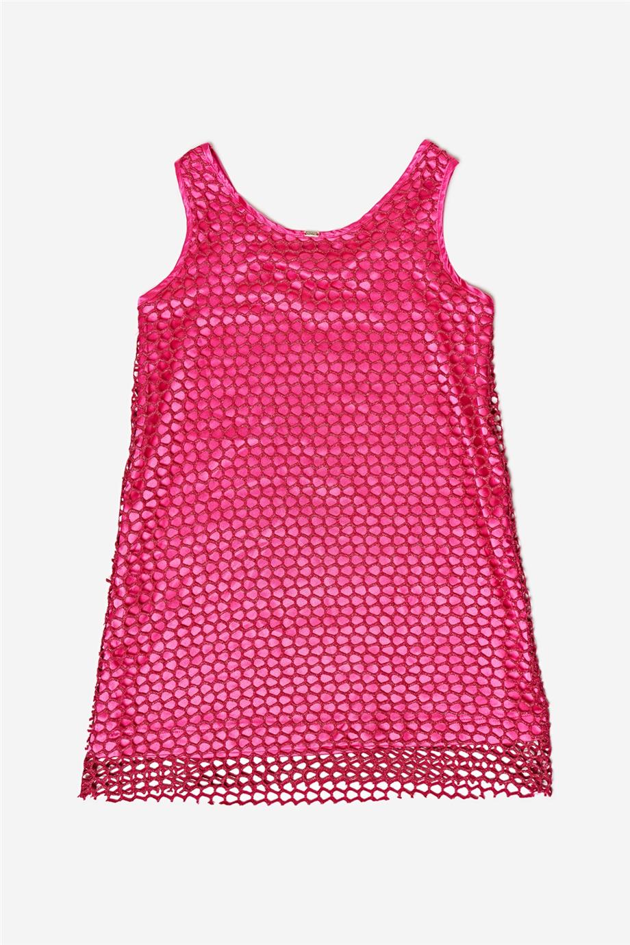 Fracomina Kız Çocuk Fuşya Elbise