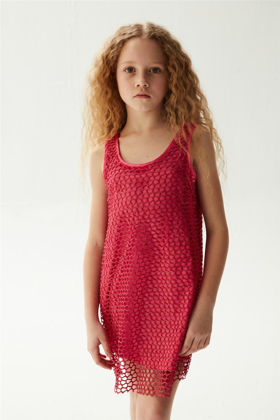 Fracomina Kız Çocuk Fuşya Elbise