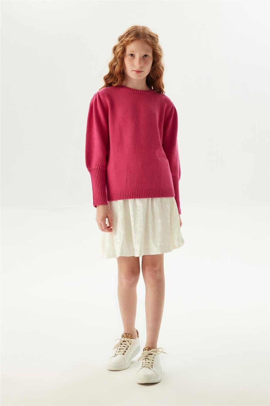 Fracomina Kız Çocuk Fuşya Kazak