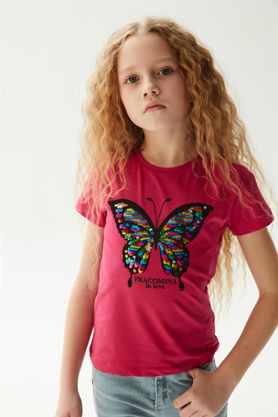 Fracomina Kız Çocuk Fuşya T-Shirt