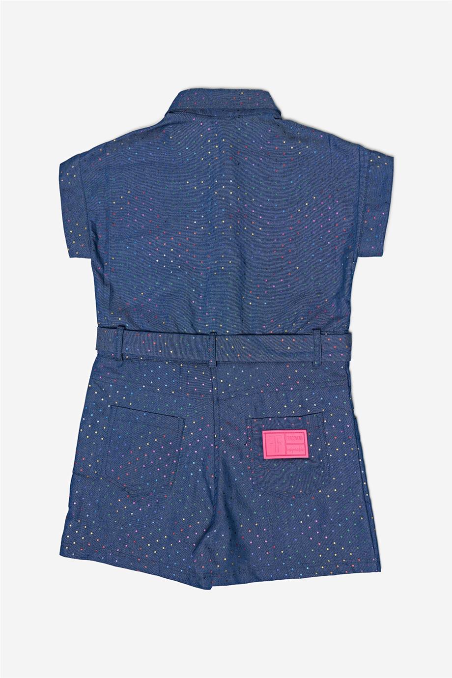 Fracomina Kız Çocuk Mavi Elbise