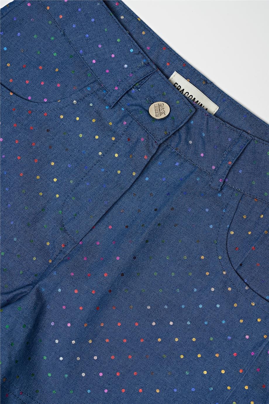 Fracomina Kız Çocuk Mavi Şort