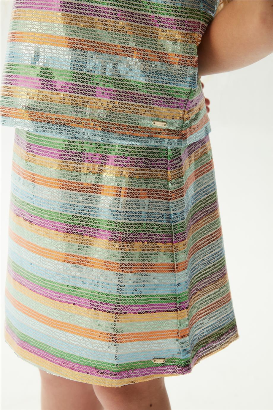 Fracomina Kız Çocuk Renkli Etek