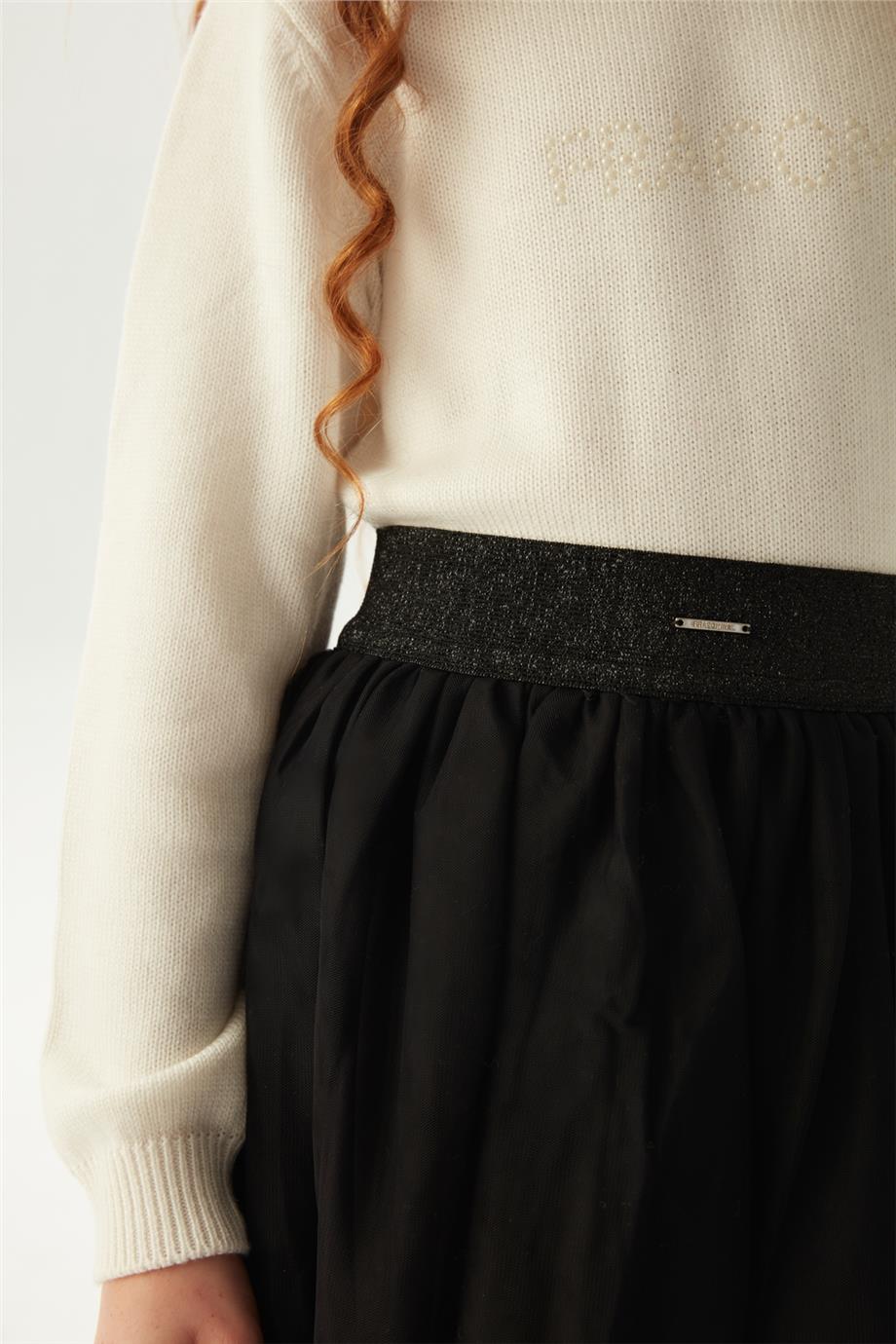 Fracomina Kız Çocuk Siyah Etek