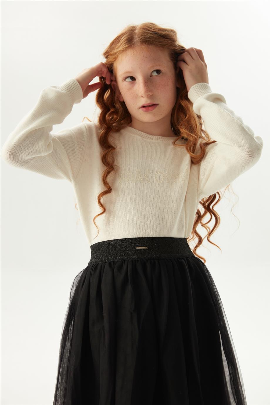 Fracomina Kız Çocuk Siyah Etek