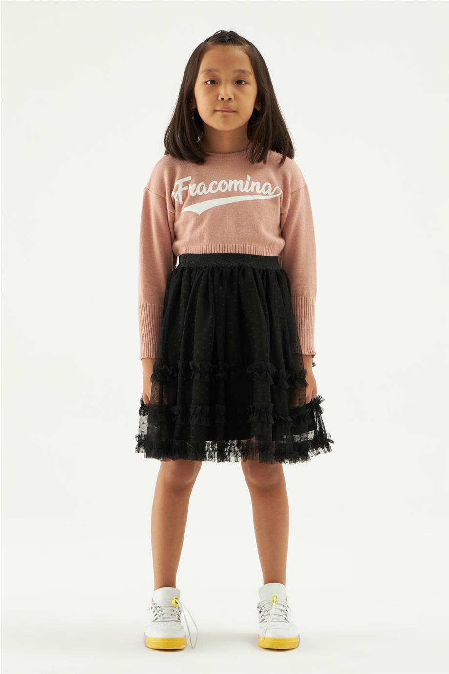 Fracomina Kız Çocuk Siyah Etek