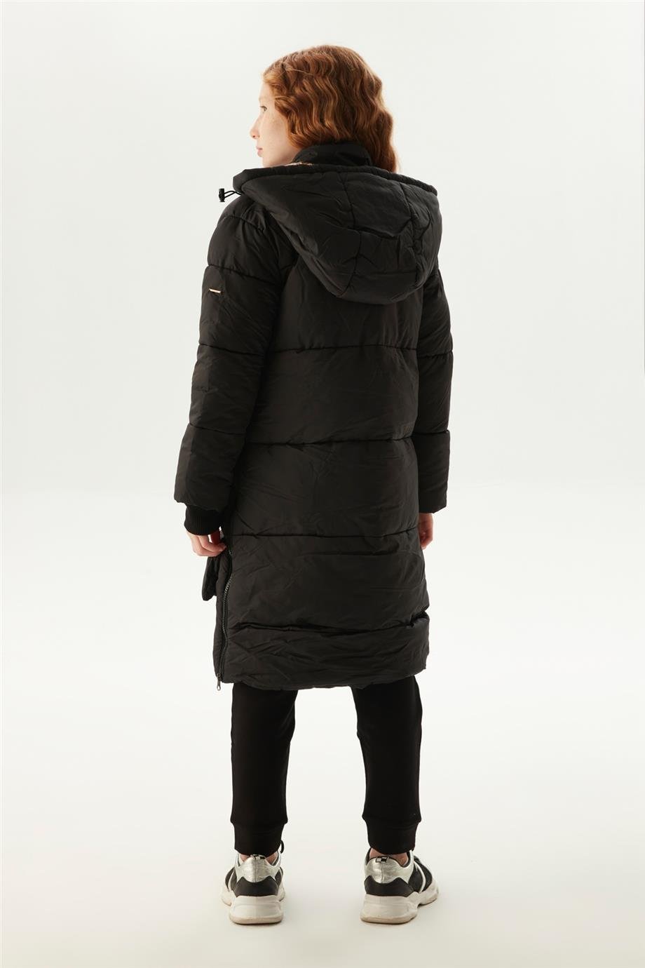 Fracomina Kız Çocuk Siyah Mont