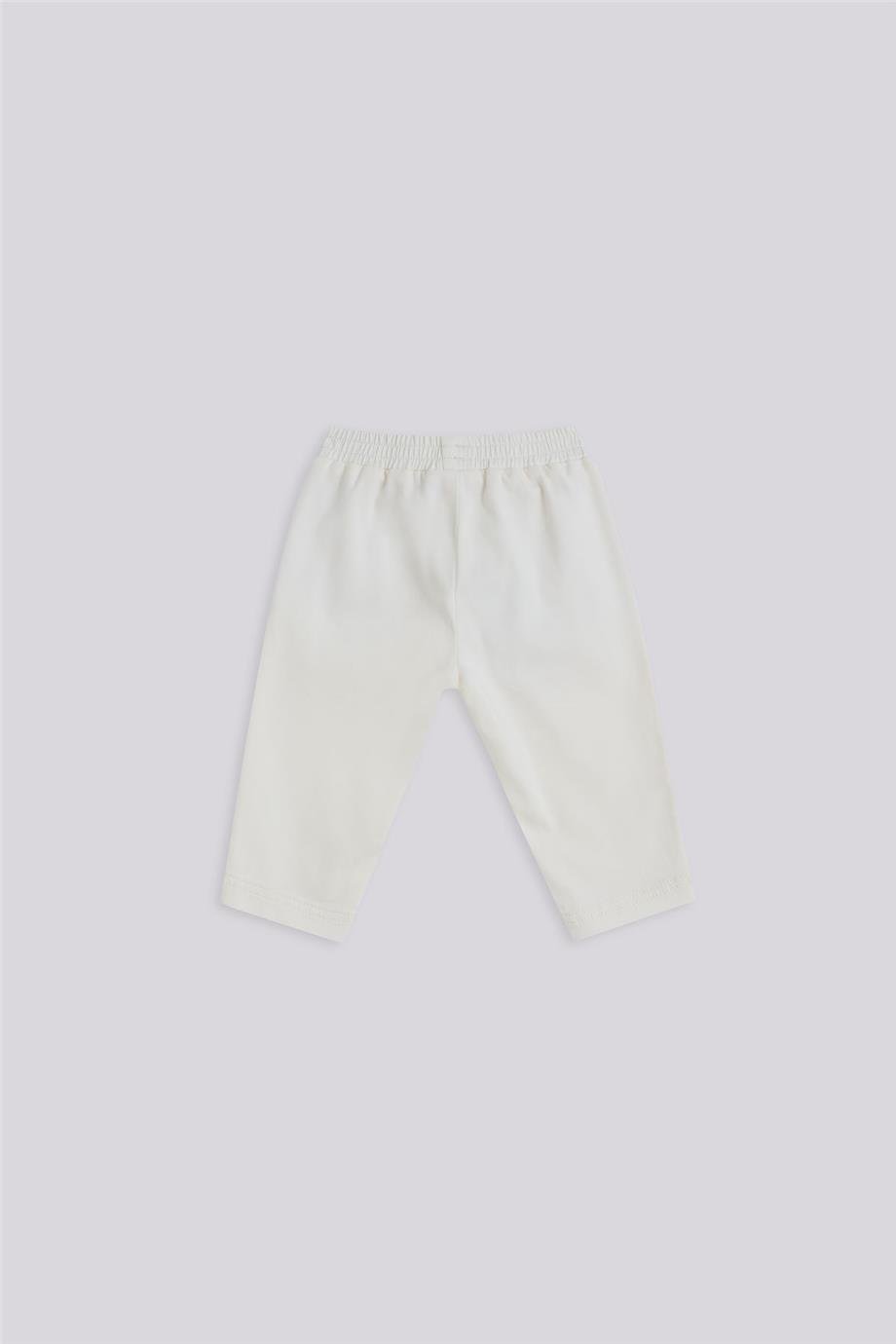 Gb Baby Basic Erkek Bebek Beyaz PantolonGb Baby Basic Erkek Bebek Beyaz Pantolon