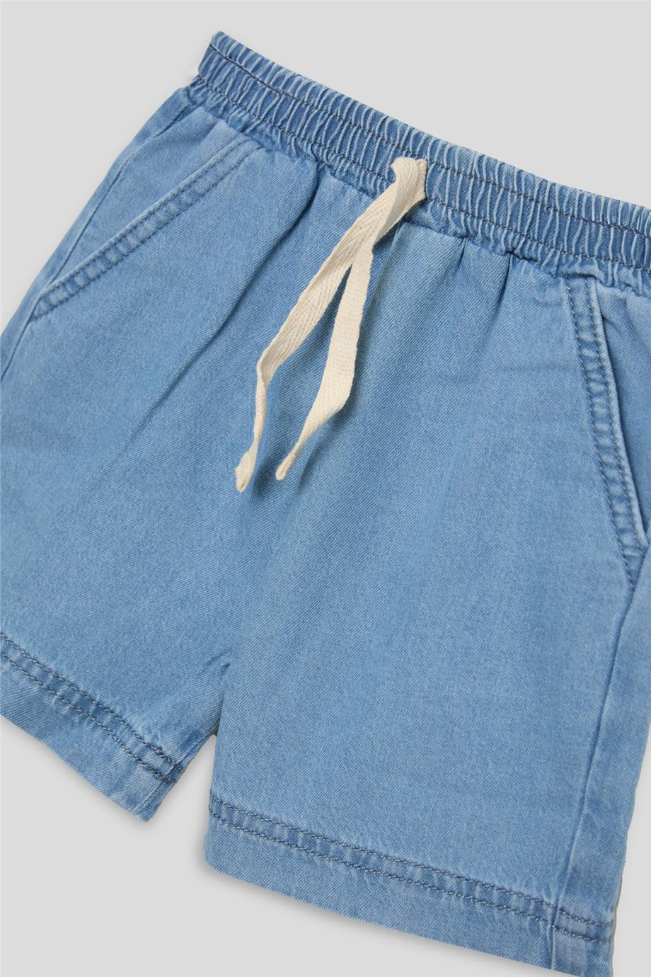 Gb Baby Basic Erkek Bebek Denim ŞortGb Baby Basic Erkek Bebek Denim Şort