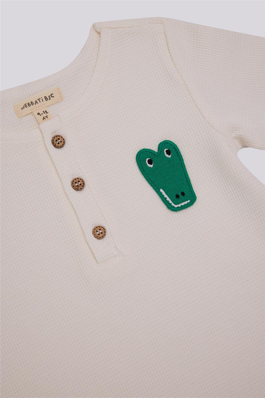 Gb Baby Basic Erkek Bebek Ekru TulumGb Baby Basic Erkek Bebek Ekru Tulum