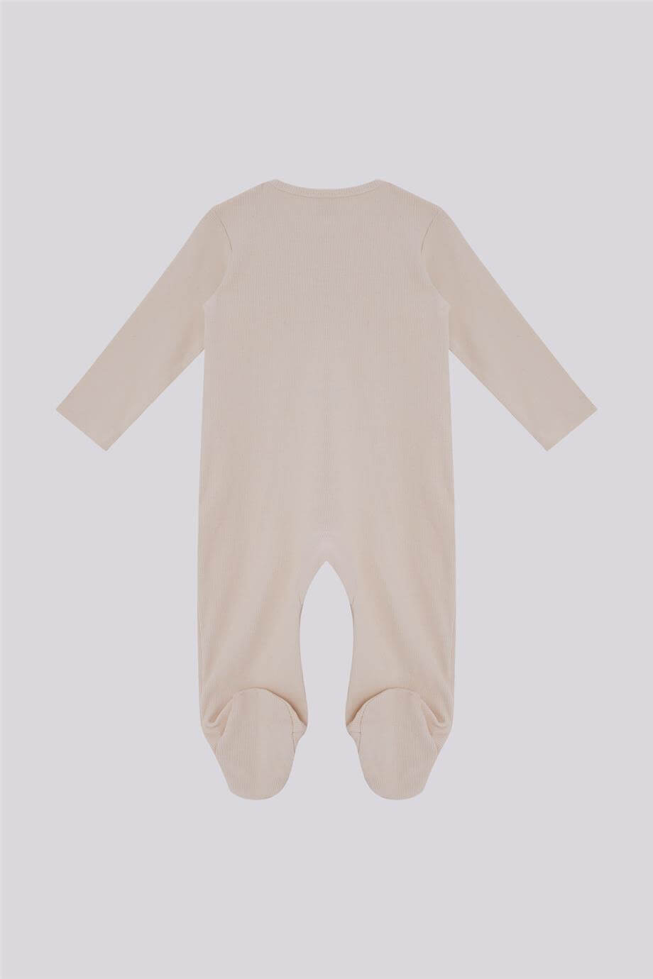 Gb Baby Basic Erkek Bebek Ekru TulumGb Baby Basic Erkek Bebek Ekru Tulum