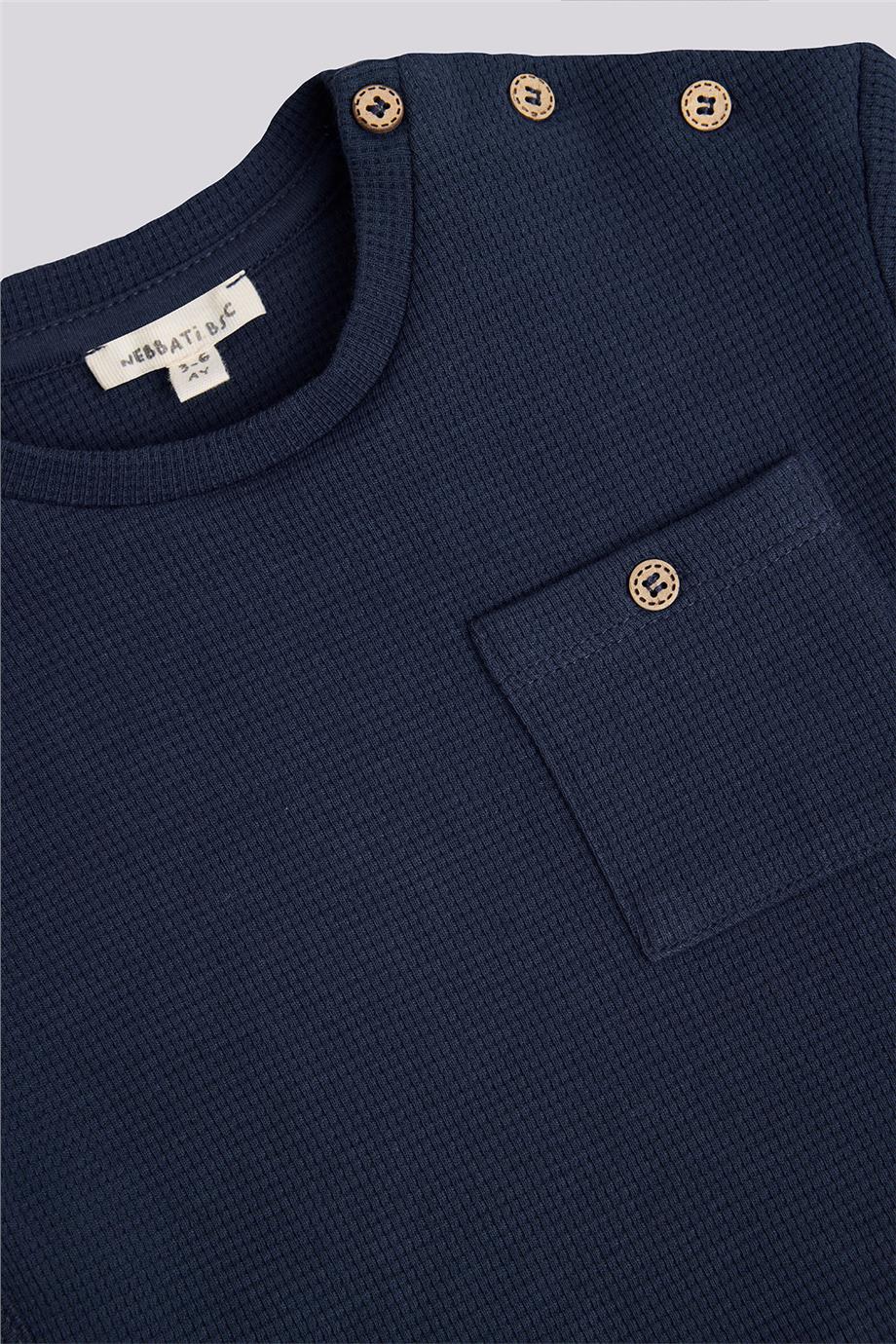 Gb Baby Basic Erkek Bebek Lacivert Şort ve Tshirt TakımıGb Baby Basic Erkek Bebek Lacivert Şort ve Tshirt Takımı