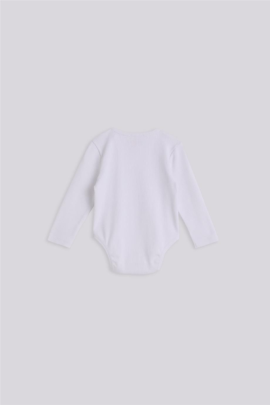 Gb Baby Basic Kız Bebek Beyaz BodyGb Baby Basic Kız Bebek Beyaz Body