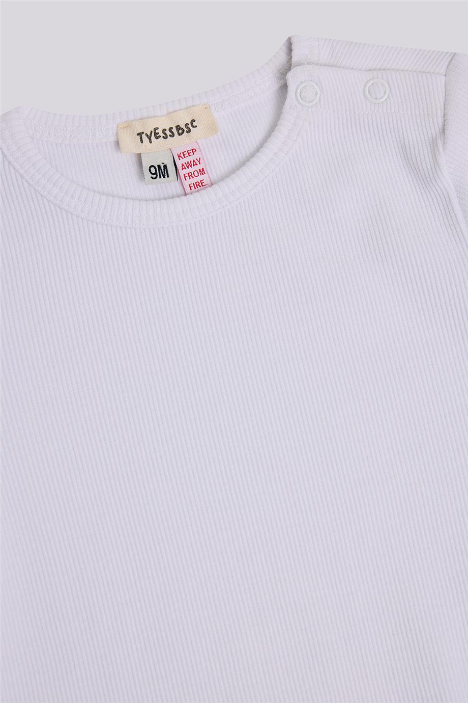 Gb Baby Basic Kız Bebek Beyaz BodyGb Baby Basic Kız Bebek Beyaz Body