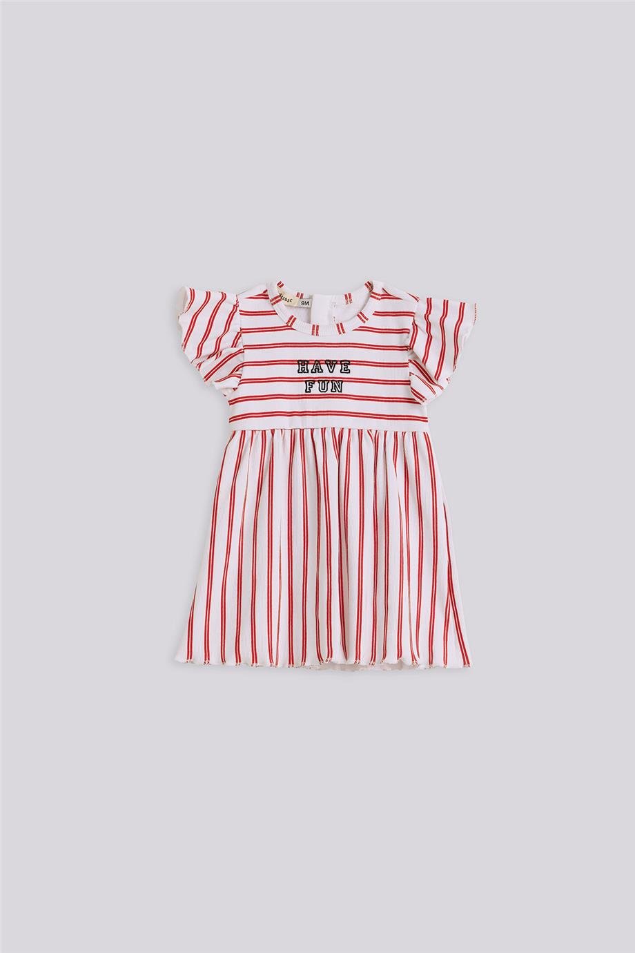 Gb Baby Basic Kız Bebek Çizgili ElbiseGb Baby Basic Kız Bebek Çizgili Elbise