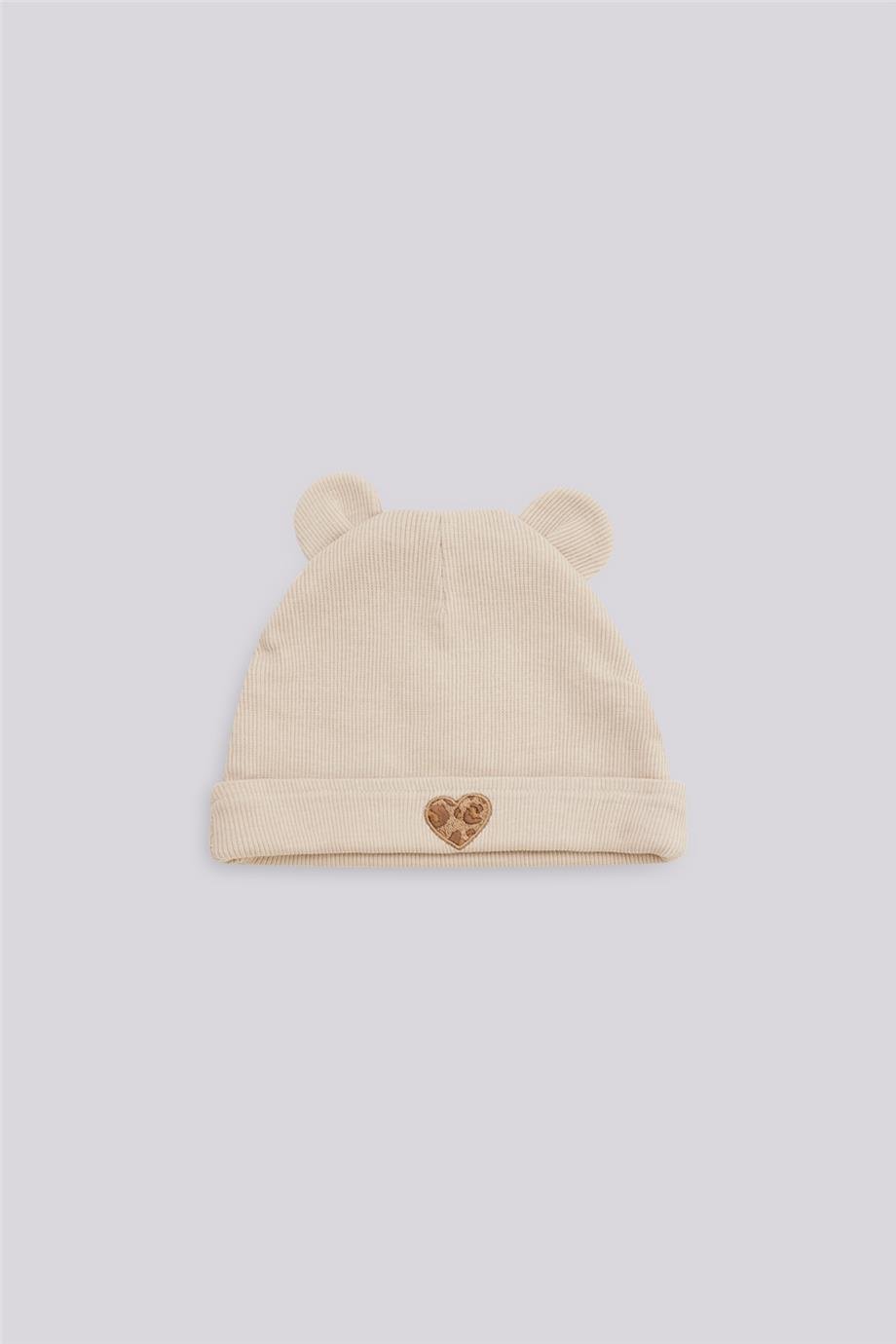 Gb Baby Basic Kız Bebek Ekru BereGb Baby Basic Kız Bebek Ekru Bere