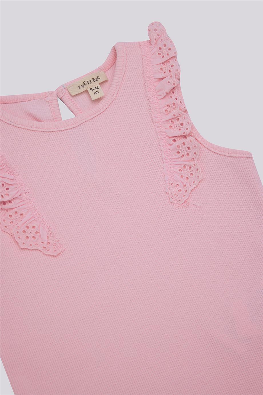 Gb Baby Basic Kız Bebek Pembe Body ve Şort TakımıGb Baby Basic Kız Bebek Pembe Body ve Şort Takımı