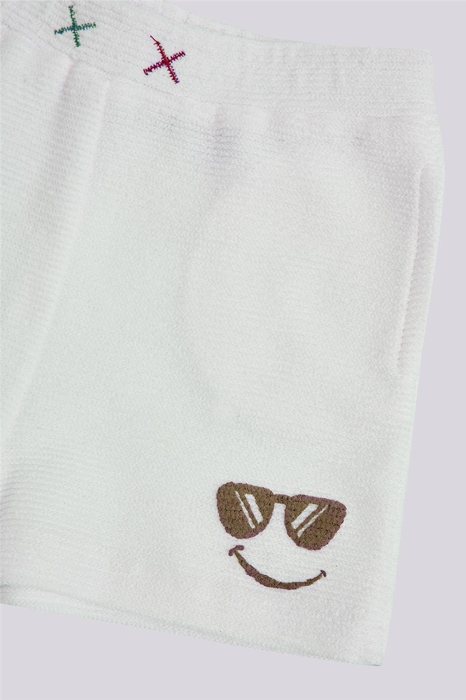 GB Baby Erkek Bebek Beyaz ŞortGB Baby Erkek Bebek Beyaz Şort