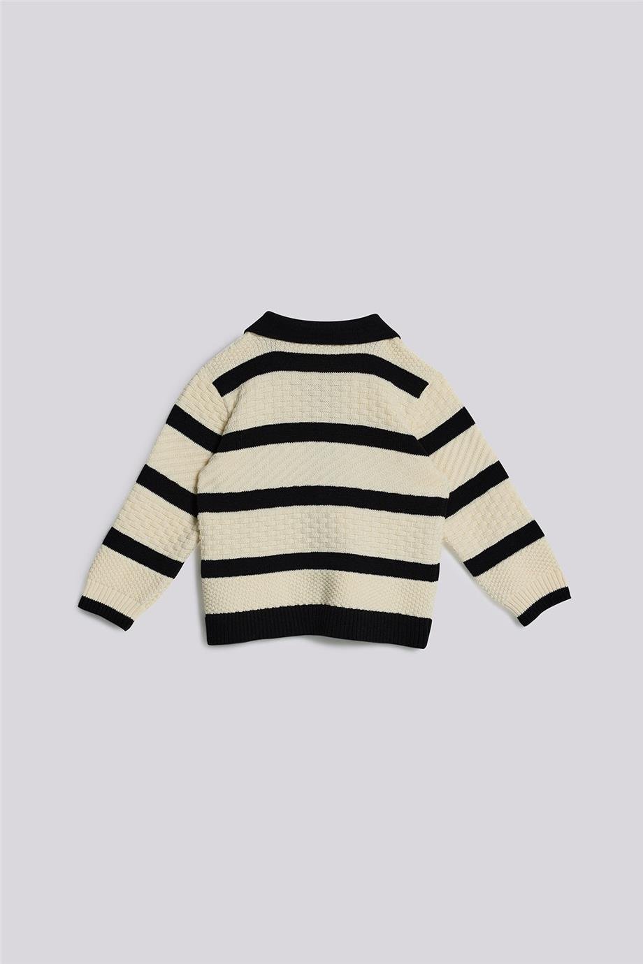 GB Baby Erkek Bebek Çizgili HırkaGB Baby Erkek Bebek Çizgili Hırka