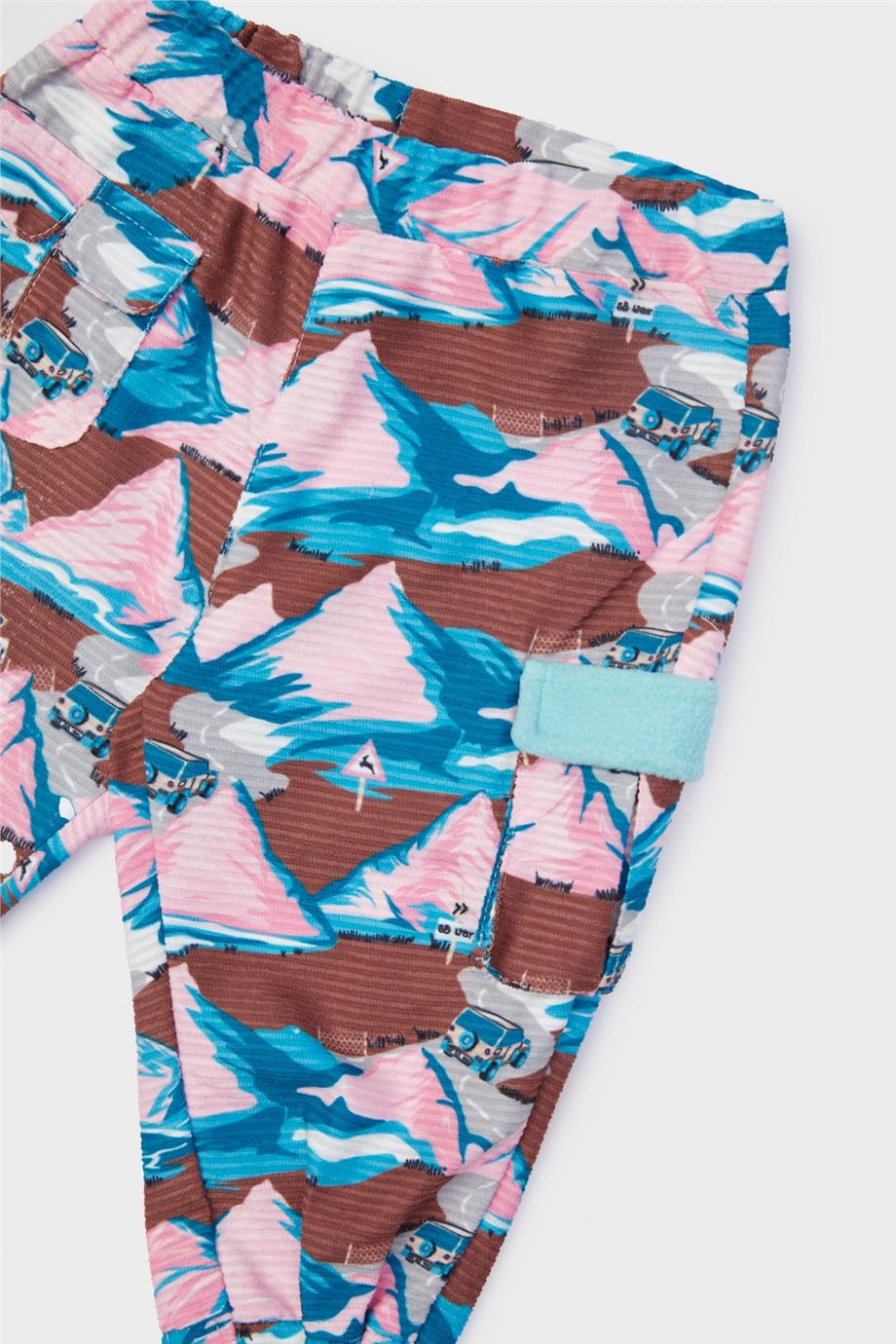 GB Baby Erkek Bebek Desenli Eşofman Altı