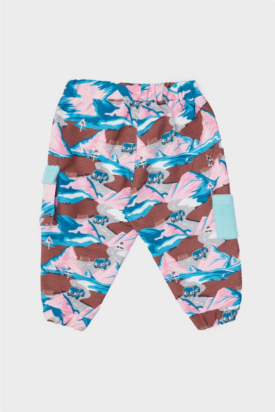 GB Baby Erkek Bebek Desenli Eşofman Altı