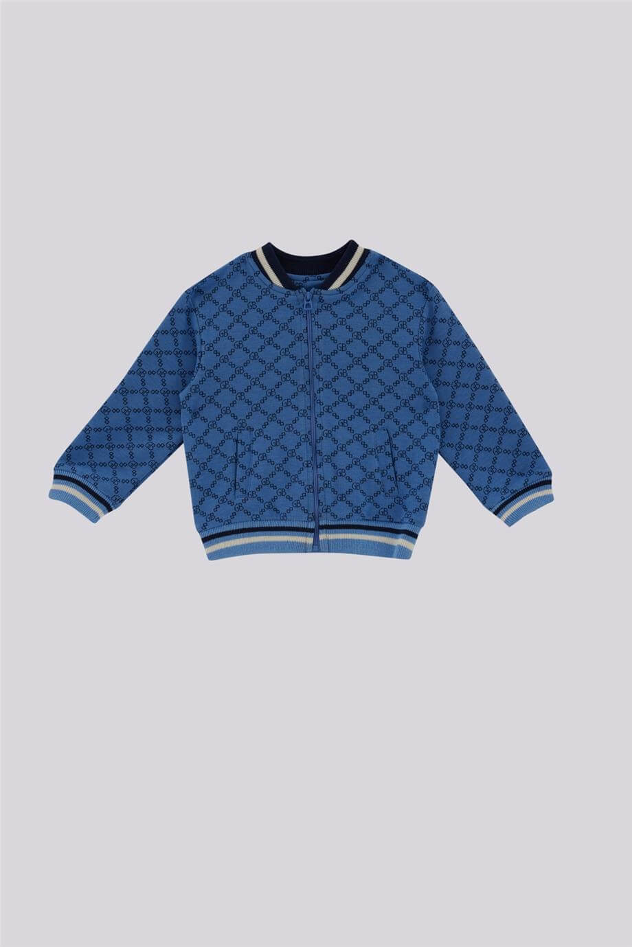 GB Baby Erkek Bebek Desenli Eşofman ÜstüGB Baby Erkek Bebek Desenli Eşofman Üstü