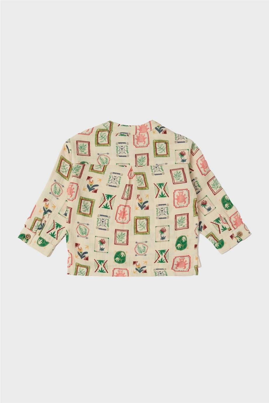 GB Baby Erkek Bebek Desenli Gömlek